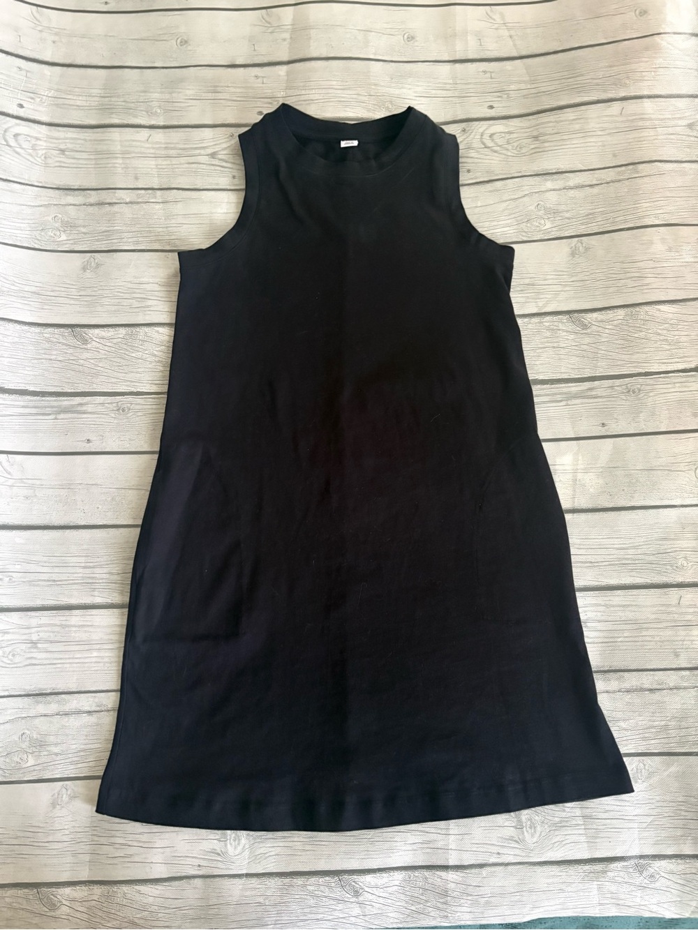 Old Navy Black Sleeveless Shirt Dress